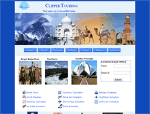 Tablet Screenshot of clippertourism.com